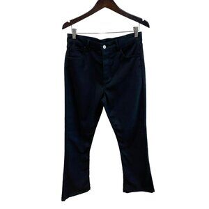 Black Emporio MM6 Maison Margiela Women's Button Fly High Waist Boot cut Pants S
